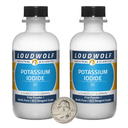 Potassium Iodide - 8 Ounces in 2 Bottles