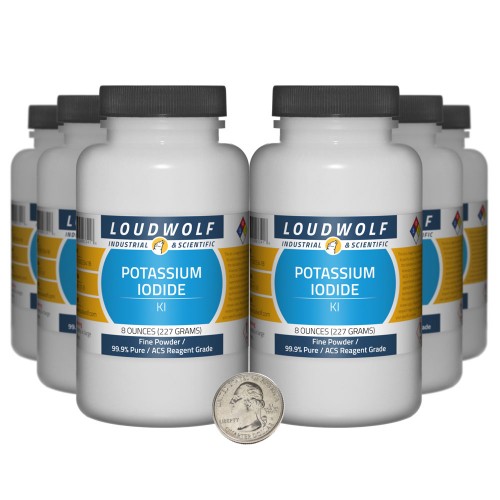 Potassium Iodide - 3 Pounds in 6 Bottles