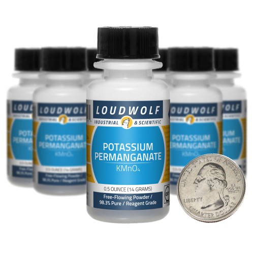 Potassium Permanganate - 5 Ounces in 10 Bottles Potassium Permanganate - 5 Ounces in 10 Bottles