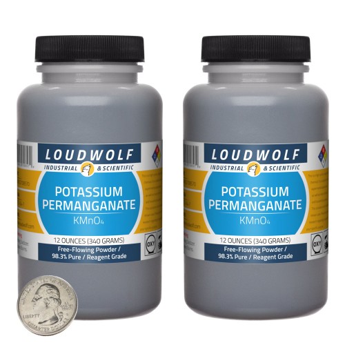 Potassium Permanganate - 1.5 Pounds in 2 Bottles