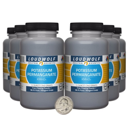 Potassium Permanganate - 4.5 Pounds in 6 Bottles Potassium Permanganate - 4.5 Pounds in 6 Bottles