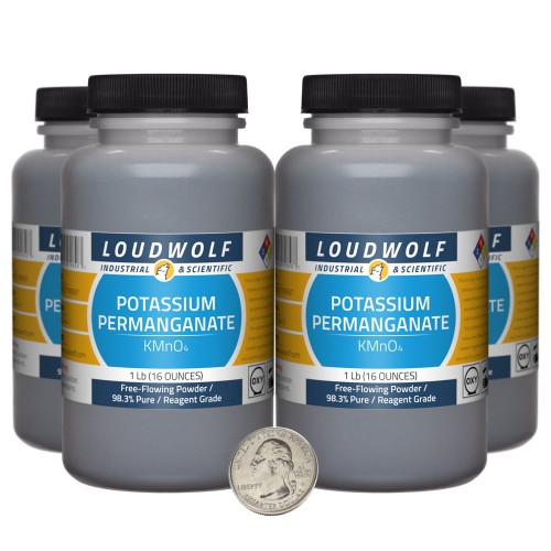 Potassium Permanganate - 4 Pounds in 4 Bottles Potassium Permanganate - 4 Pounds in 4 Bottles