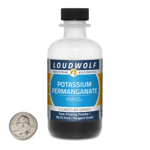 Potassium Permanganate - 3 Ounces in 1 Bottle Potassium Permanganate - 3 Ounces in 1 Bottle