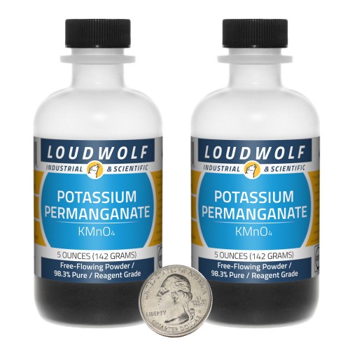 Potassium Permanganate - 10 Ounces in 2 Bottles