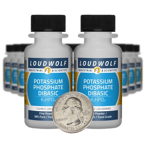 Potassium Phosphate Dibasic - 1.3 Pounds in 20 Bottles Potassium Phosphate Dibasic - 1.3 Pounds in 20 Bottles