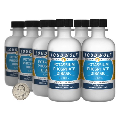 Potassium Phosphate Dibasic - 2 Pounds in 8 Bottles Potassium Phosphate Dibasic - 2 Pounds in 8 Bottles