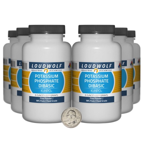 Potassium Phosphate Dibasic - 3 Pounds in 6 Bottles Potassium Phosphate Dibasic - 3 Pounds in 6 Bottles