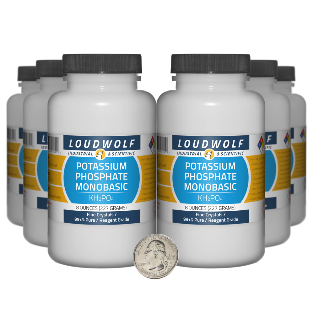 Potassium Phosphate Monobasic - 3 Pounds in 6 Bottles Potassium Phosphate Monobasic - 3 Pounds in 6 Bottles