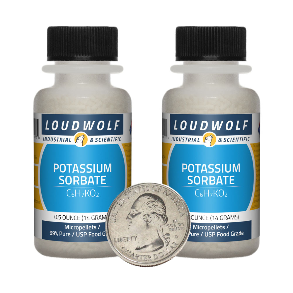 Potassium Sorbate - 1 Ounce in 2 Bottles Potassium Sorbate - 1 Ounce in 2 Bottles