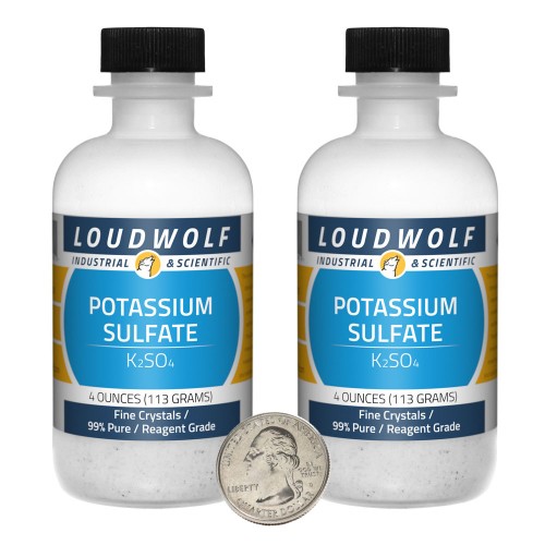 Potassium Sulfate - 8 Ounces in 2 Bottles Potassium Sulfate - 8 Ounces in 2 Bottles