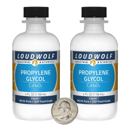 Propylene Glycol - 8 Fluid Ounces in 2 Bottles