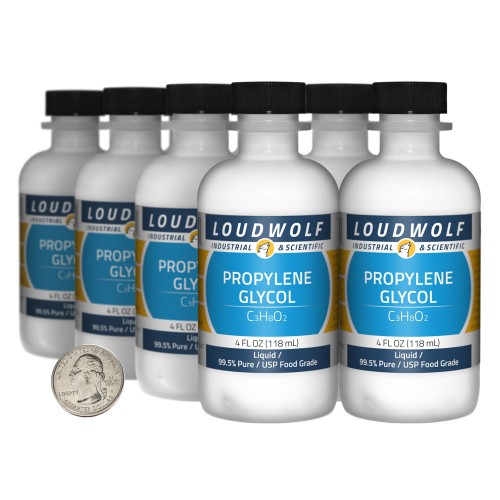 Propylene Glycol - 32 Fluid Ounces in 8 Bottles