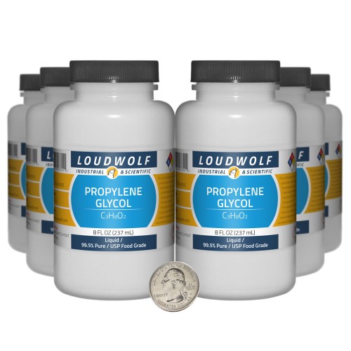 Propylene Glycol - 48 Fluid Ounces in 6 Bottles