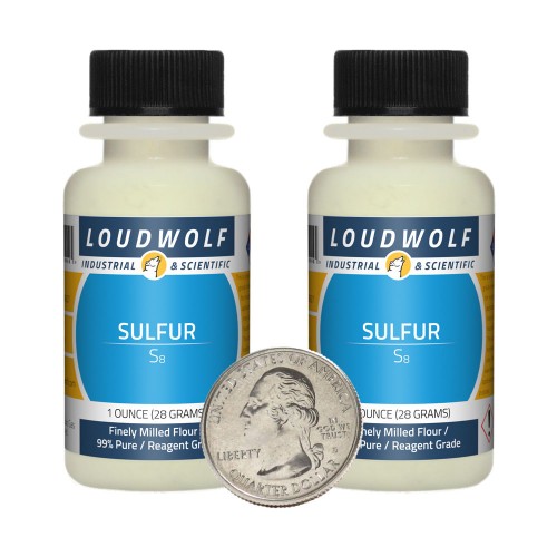 Sulfur - 2 Ounces in 2 Bottles