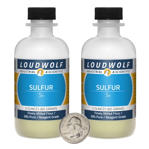 Sulfur - 6 Ounces in 2 Bottles Sulfur - 6 Ounces in 2 Bottles