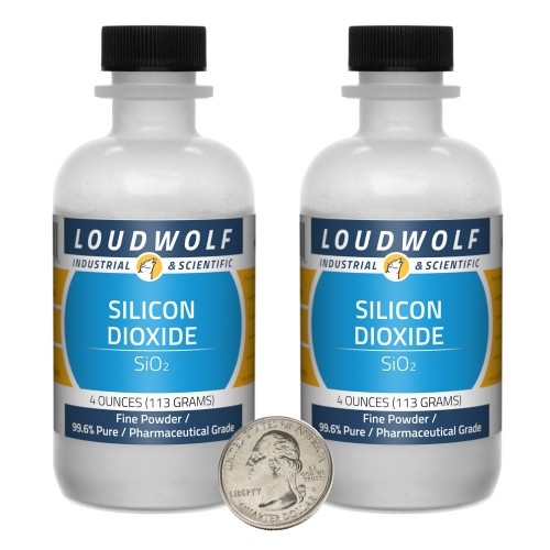 Silicon Dioxide - 8 Ounces in 2 Bottles