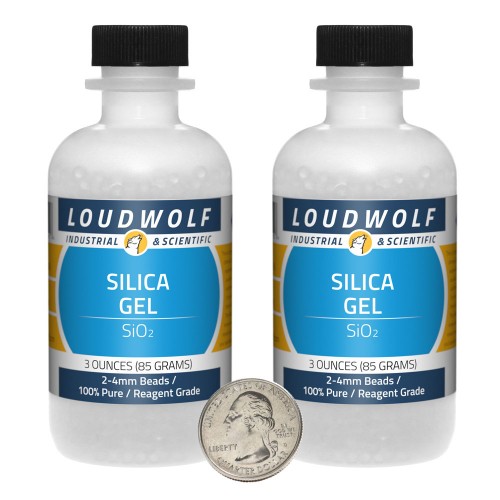 Silica Gel - 6 Ounces in 2 Bottles