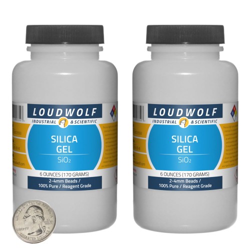 Silica Gel - 12 Ounces in 2 Bottles