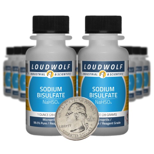 Sodium Bisulfate - 1.3 Pounds in 20 Bottles