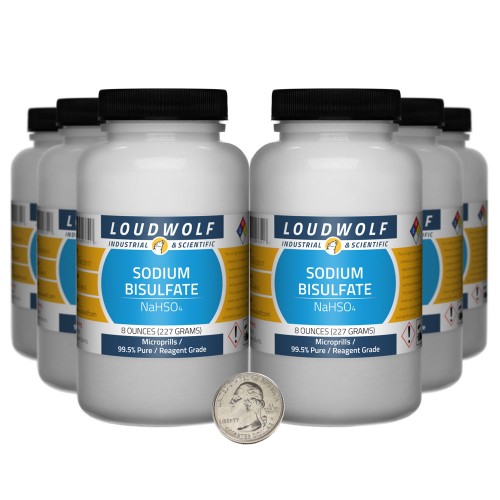 Sodium Bisulfate - 3 Pounds in 6 Bottles