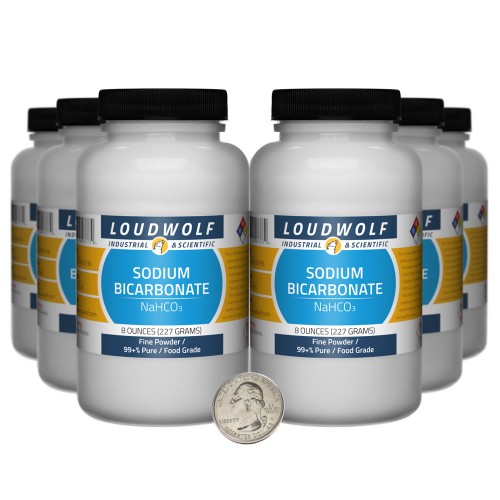 Sodium Bicarbonate - 3 Pounds in 6 Bottles Sodium Bicarbonate - 3 Pounds in 6 Bottles