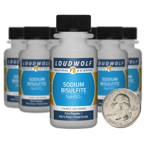 Sodium Bisulfite - 10 Ounces in 10 Bottles