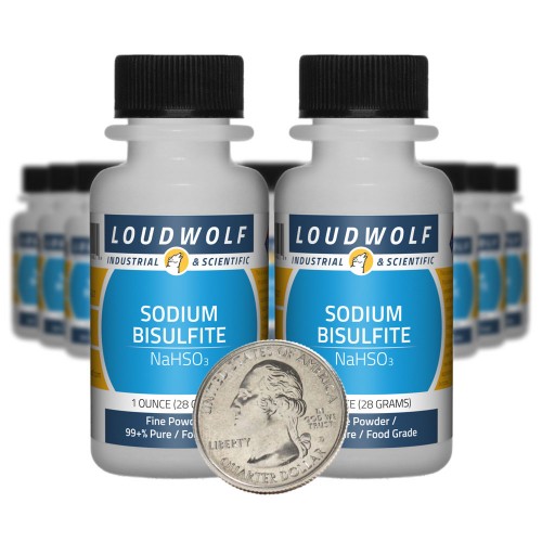 Sodium Bisulfite - 1.3 Pounds in 20 Bottles