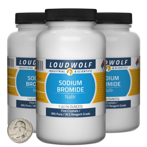 Sodium Bromide - 3 Pounds in 3 Bottles