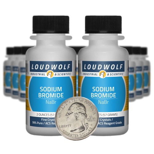 Sodium Bromide - 2.5 Pounds in 20 Bottles