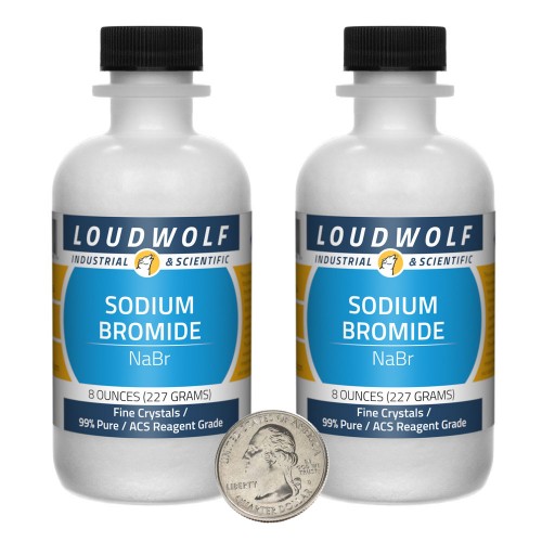 Sodium Bromide - 1 Pound in 2 Bottles