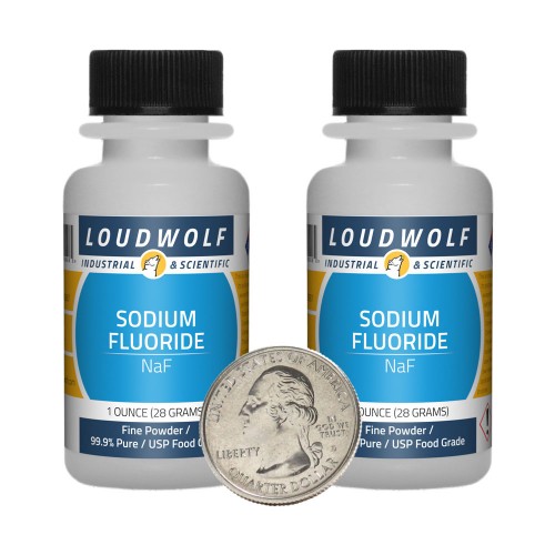 Sodium Fluoride - 2 Ounces in 2 Bottles Sodium Fluoride - 2 Ounces in 2 Bottles
