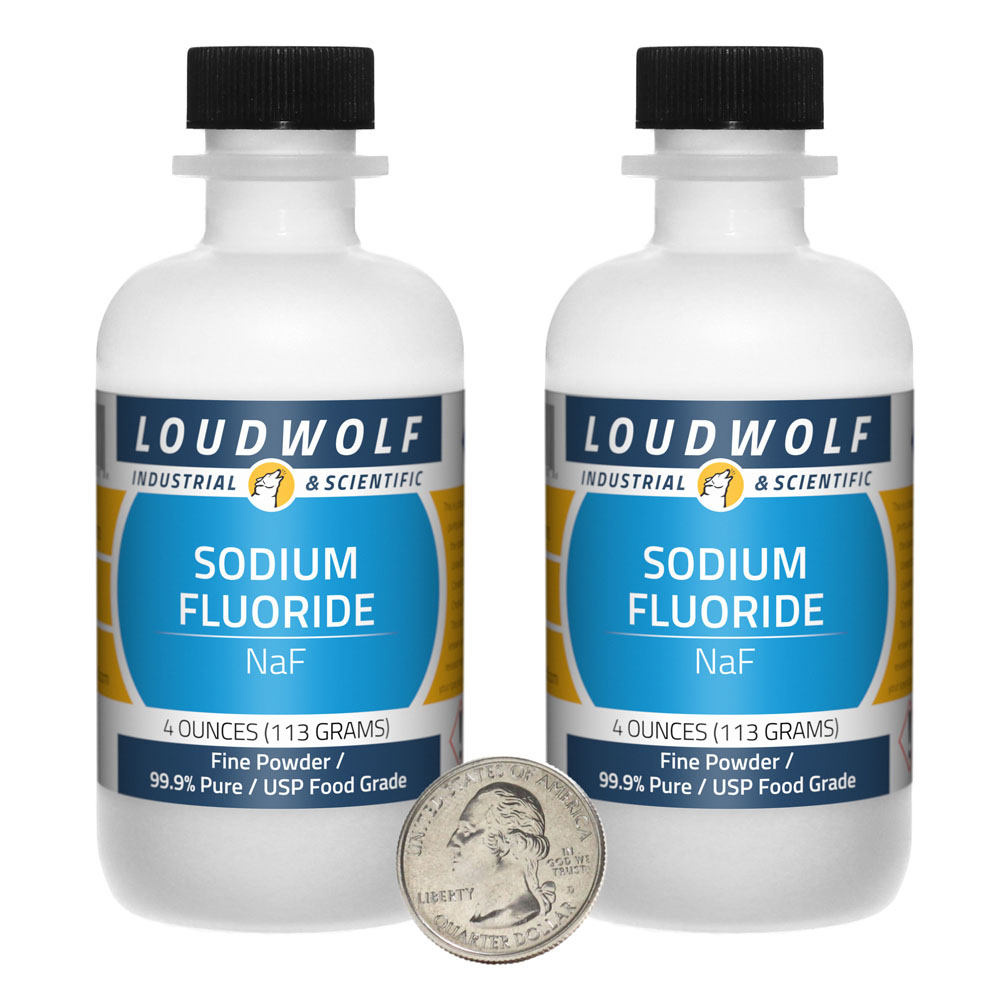 Sodium Fluoride - 8 Ounces in 2 Bottles Sodium Fluoride - 8 Ounces in 2 Bottles