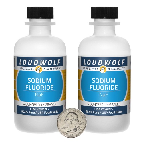 Sodium Fluoride - 8 Ounces in 2 Bottles Sodium Fluoride - 8 Ounces in 2 Bottles