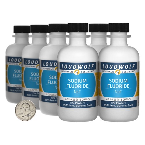 Sodium Fluoride - 2 Pounds in 8 Bottles Sodium Fluoride - 2 Pounds in 8 Bottles