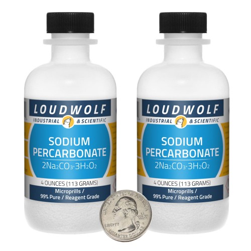 Sodium Percarbonate - 8 Ounces in 2 Bottles