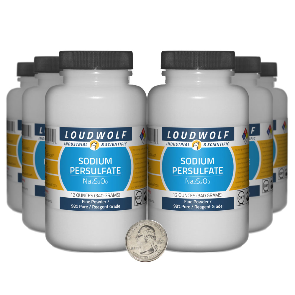 Sodium Persulfate - 4.5 Pounds in 6 Bottles Sodium Persulfate - 4.5 Pounds in 6 Bottles