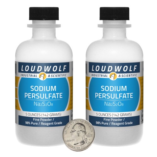 Sodium Persulfate - 10 Ounces in 2 Bottles