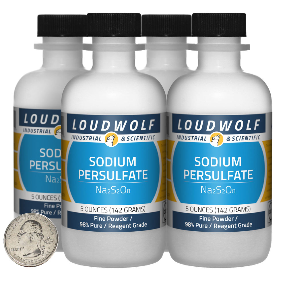 Sodium Persulfate - 1.3 Pounds in 4 Bottles Sodium Persulfate - 1.3 Pounds in 4 Bottles
