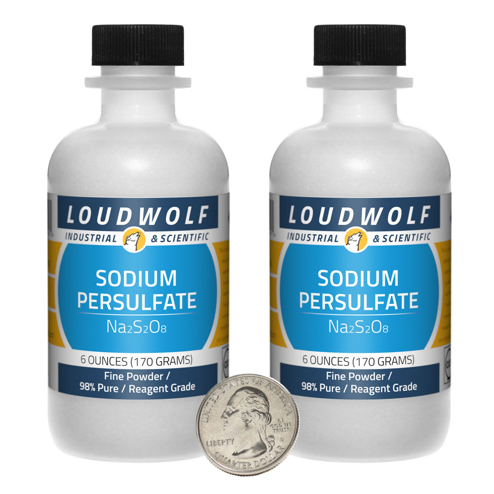 Sodium Persulfate - 12 Ounces in 2 Bottles Sodium Persulfate - 12 Ounces in 2 Bottles