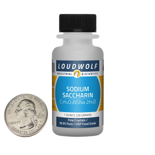 Sodium Saccharin - 1 Ounce in 1 Bottle