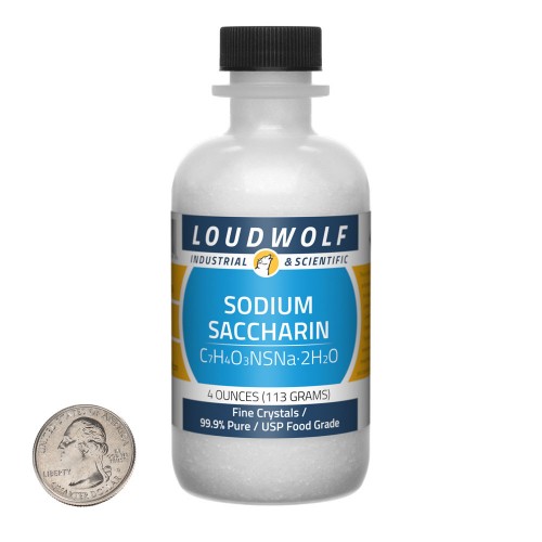 Sodium Saccharin - 4 Ounces in 1 Bottle
