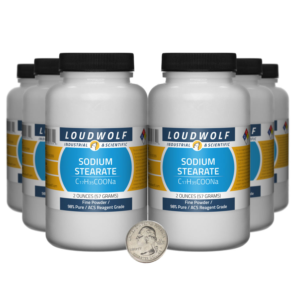 Sodium Stearate - 12 Ounces in 6 Bottles Sodium Stearate - 12 Ounces in 6 Bottles
