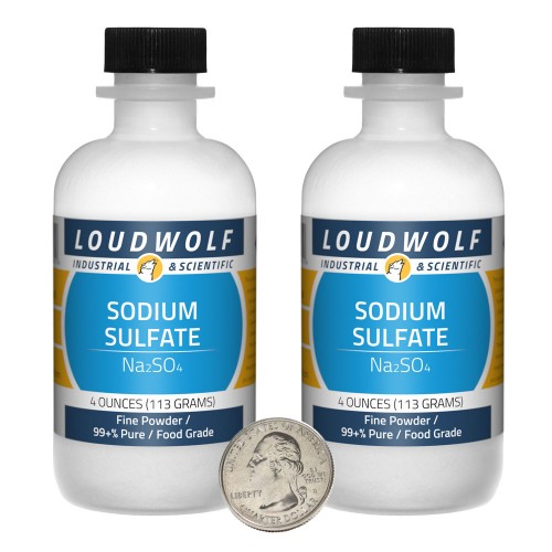 Sodium Sulfate - 8 Ounces in 2 Bottles Sodium Sulfate - 8 Ounces in 2 Bottles