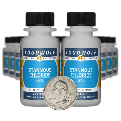 Stannous Chloride - 10 Ounces in 20 Bottles