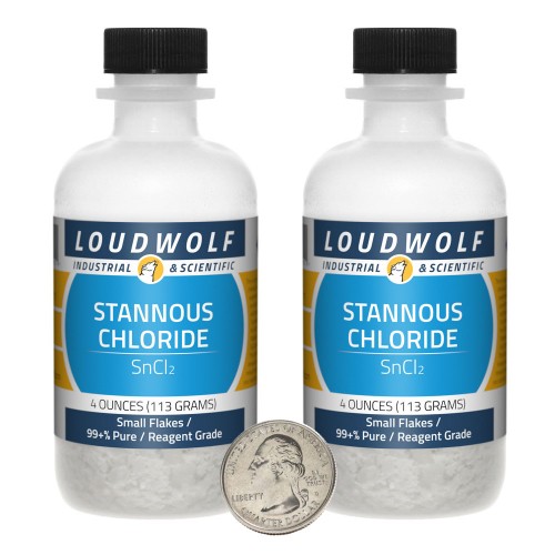 Stannous Chloride - 8 Ounces in 2 Bottles