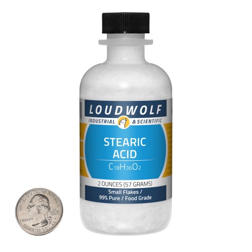 Stearic Acid - 2 Ounces in 1 Bottle