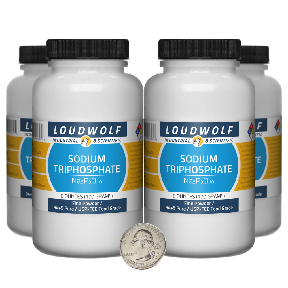 Sodium Triphosphate - 1.5 Pounds in 4 Bottles Sodium Triphosphate - 1.5 Pounds in 4 Bottles