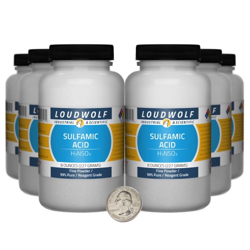Sulfamic Acid - 3 Pounds in 6 Bottles Sulfamic Acid - 3 Pounds in 6 Bottles