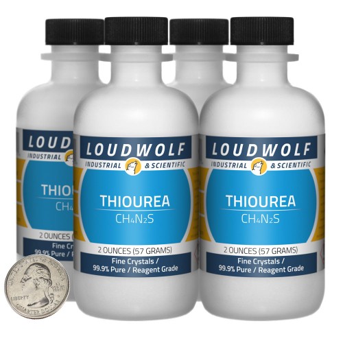 Thiourea - 8 Ounces in 4 Bottles