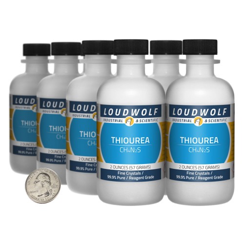 Thiourea - 1 Pound in 8 Bottles